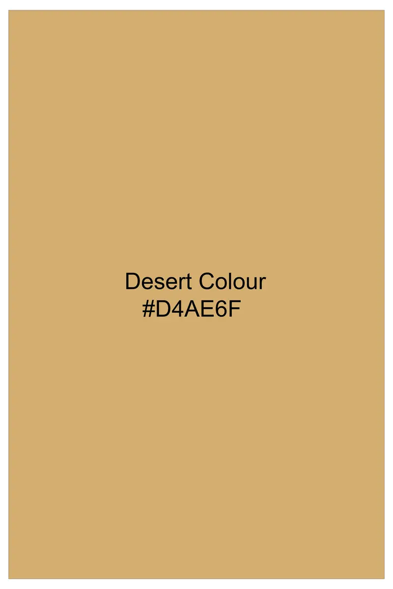 Aurion-Desert Yellow Subtle Sheen Super Soft Premium Cotton Dress Shirt 7