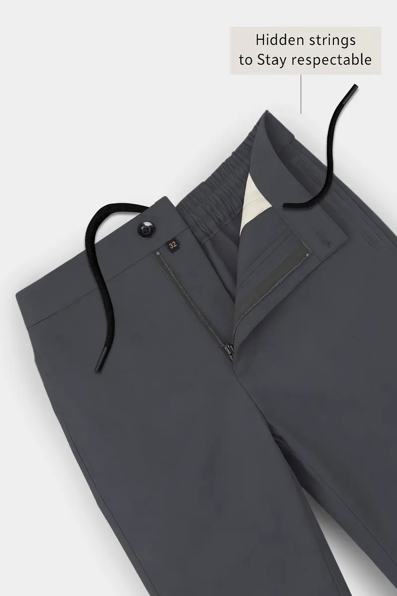 Aurivor-Iridium Gray Super Soft Premium Cotton Lounge Pant 5