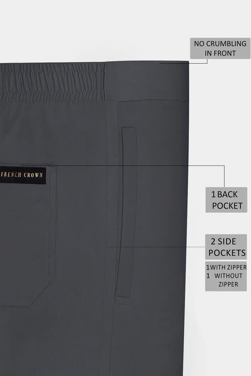 Aurivor-Iridium Gray Super Soft Premium Cotton Lounge Pant 6