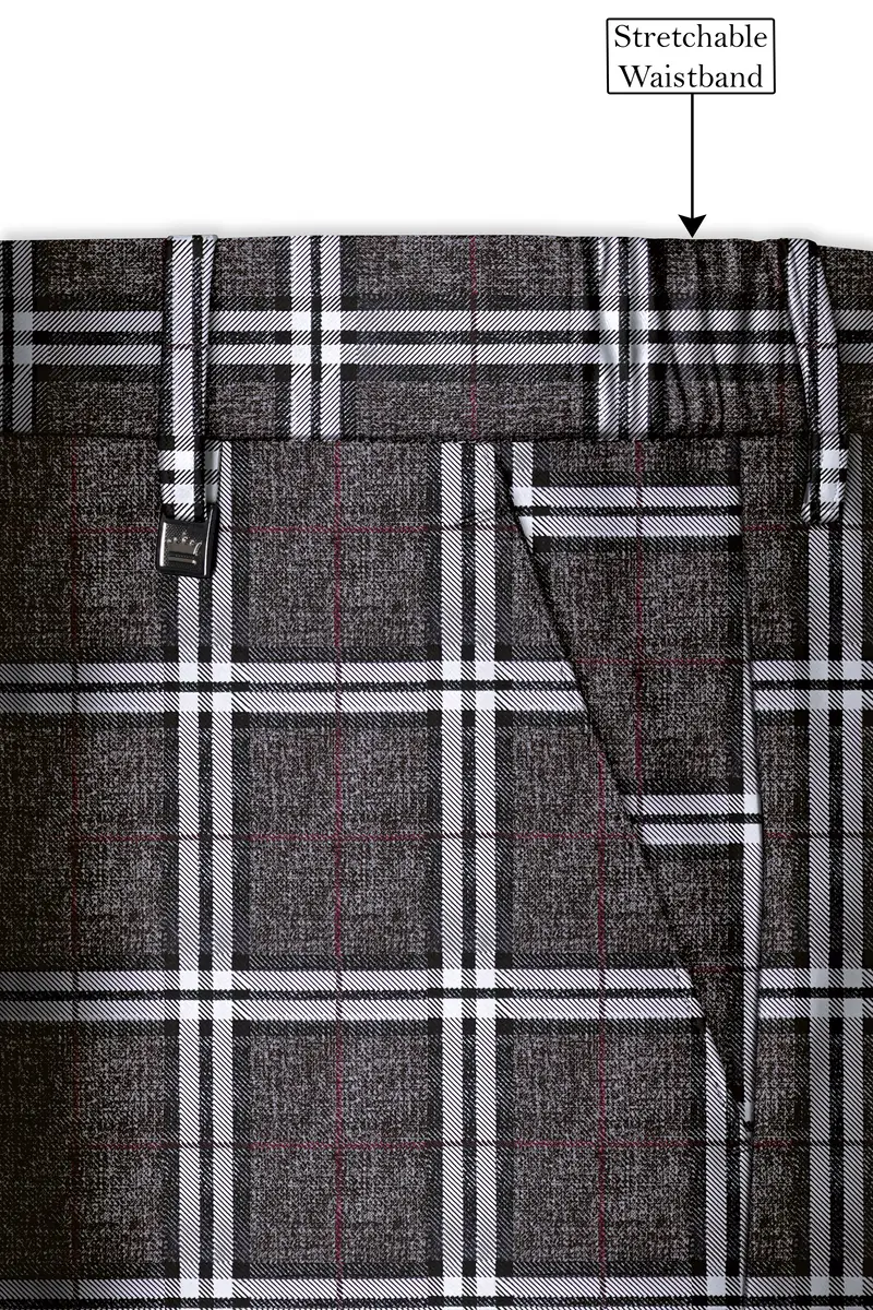Axiom-Granite Gray Plaid Wool Rich Single Breasted Suit 15