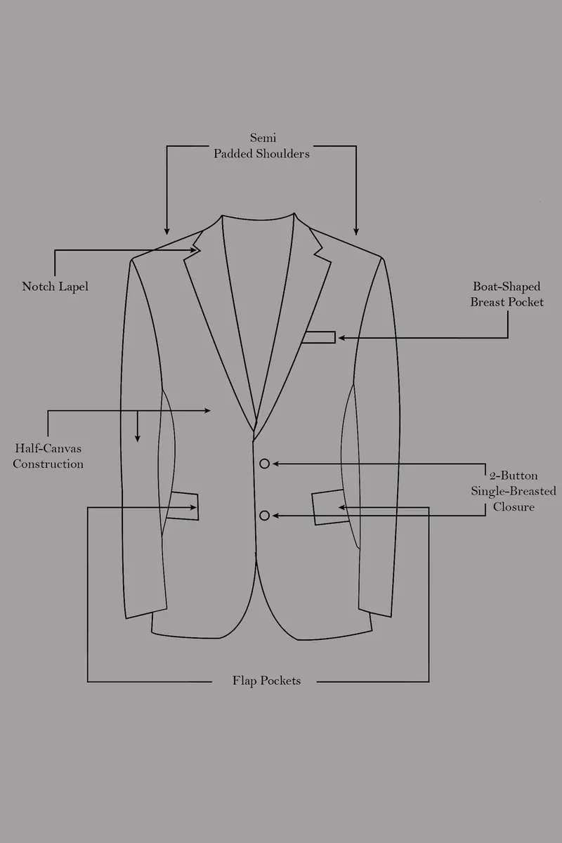 Azurion-Ninja Blue Pin Striped Wool Rich Slight Stretch Single Breasted Suit 19