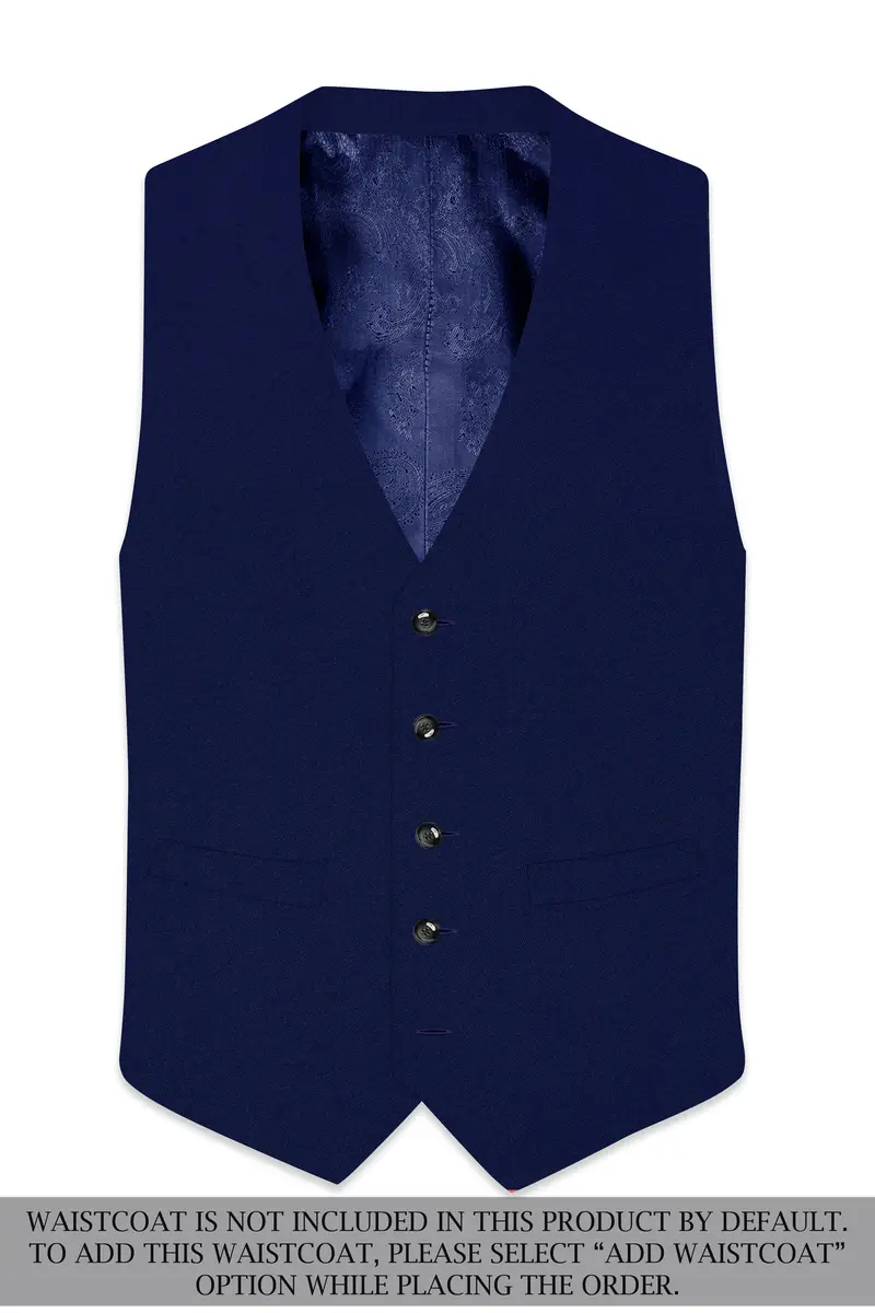 Baltic Blue Wool Rich Double Breasted Sports Suit 16