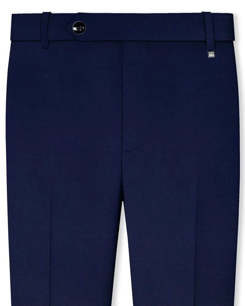 Baltic Blue Wool Rich Pant 1