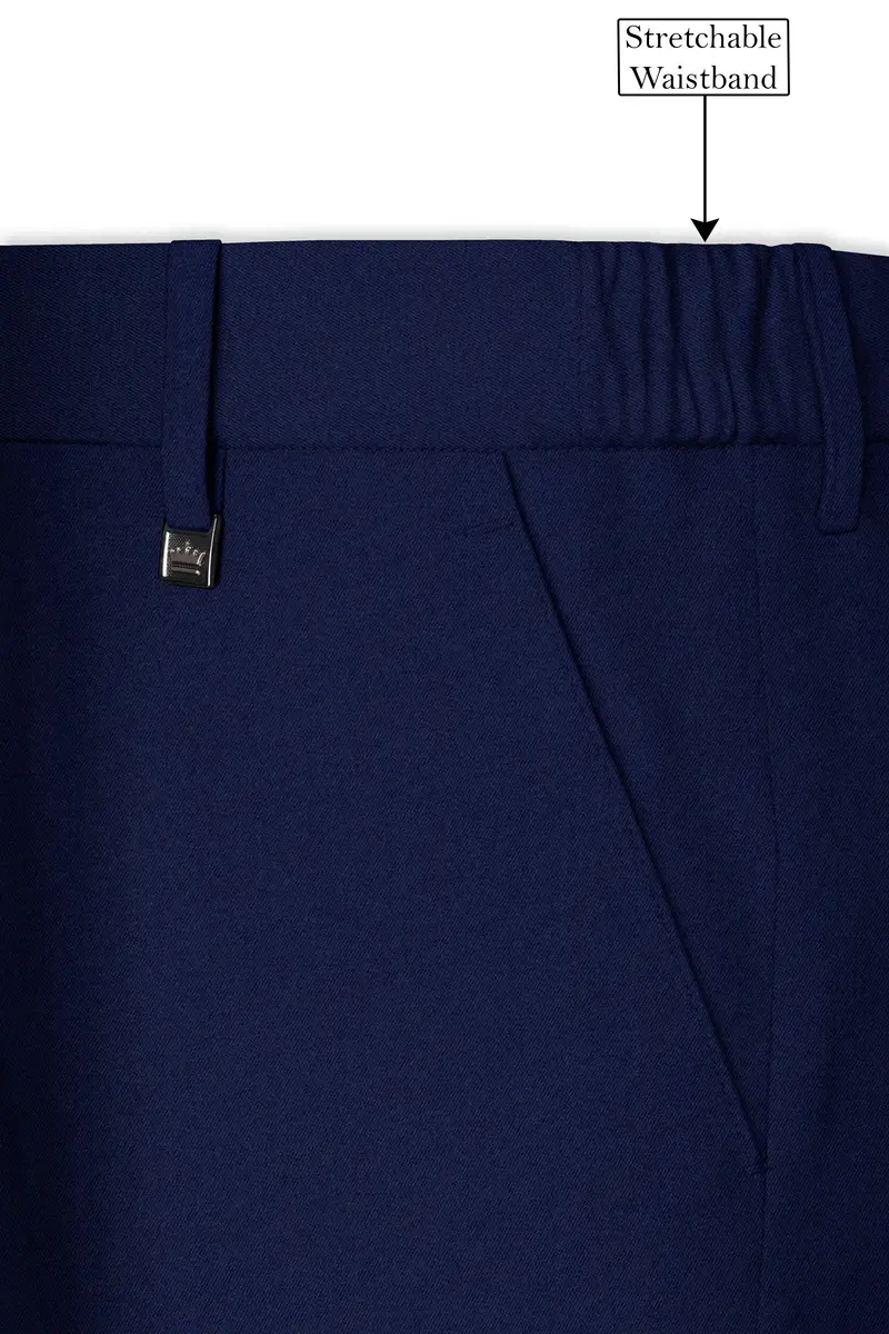 Baltic Blue Wool Rich Pant 6