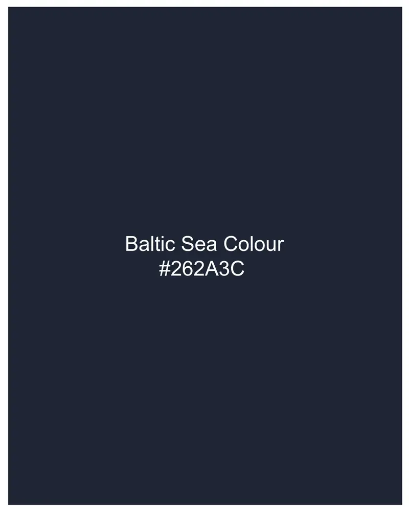 Baltic Sea Blue Subtle Sheen Snake Pleated Super Soft Premium Cotton Tuxedo Shirt 8