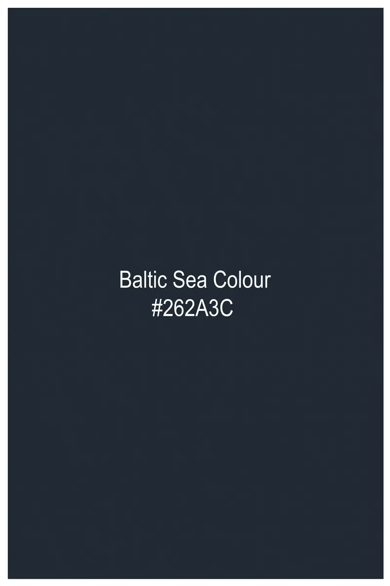 Baltic Sea Blue Subtle Sheen Super Soft Premium Cotton Kurta Set 8