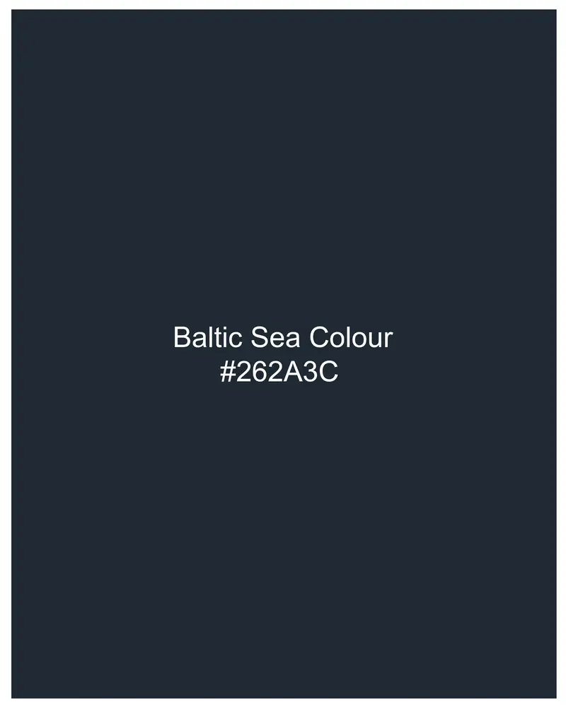 Baltic Sea Blue Subtle Sheen Super Soft Premium Cotton Shirt 9