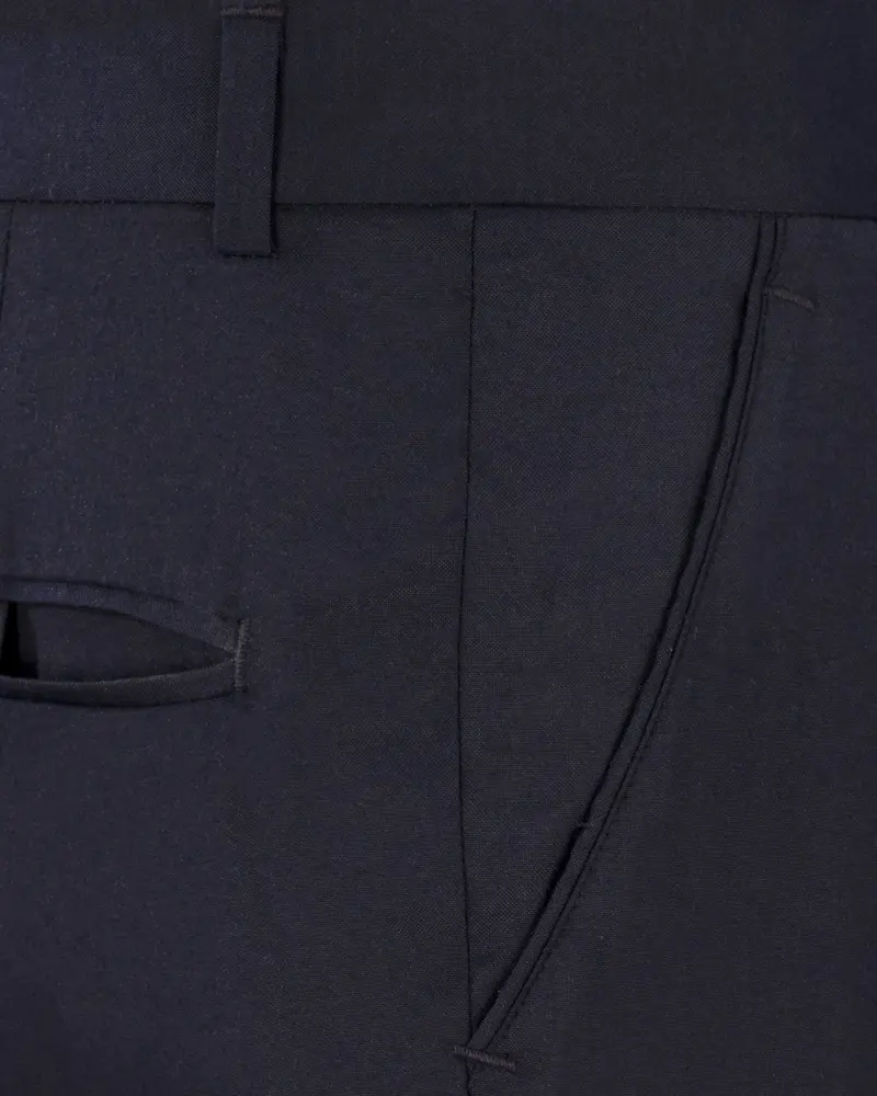Baltic Sea Blue Textured Pant 5