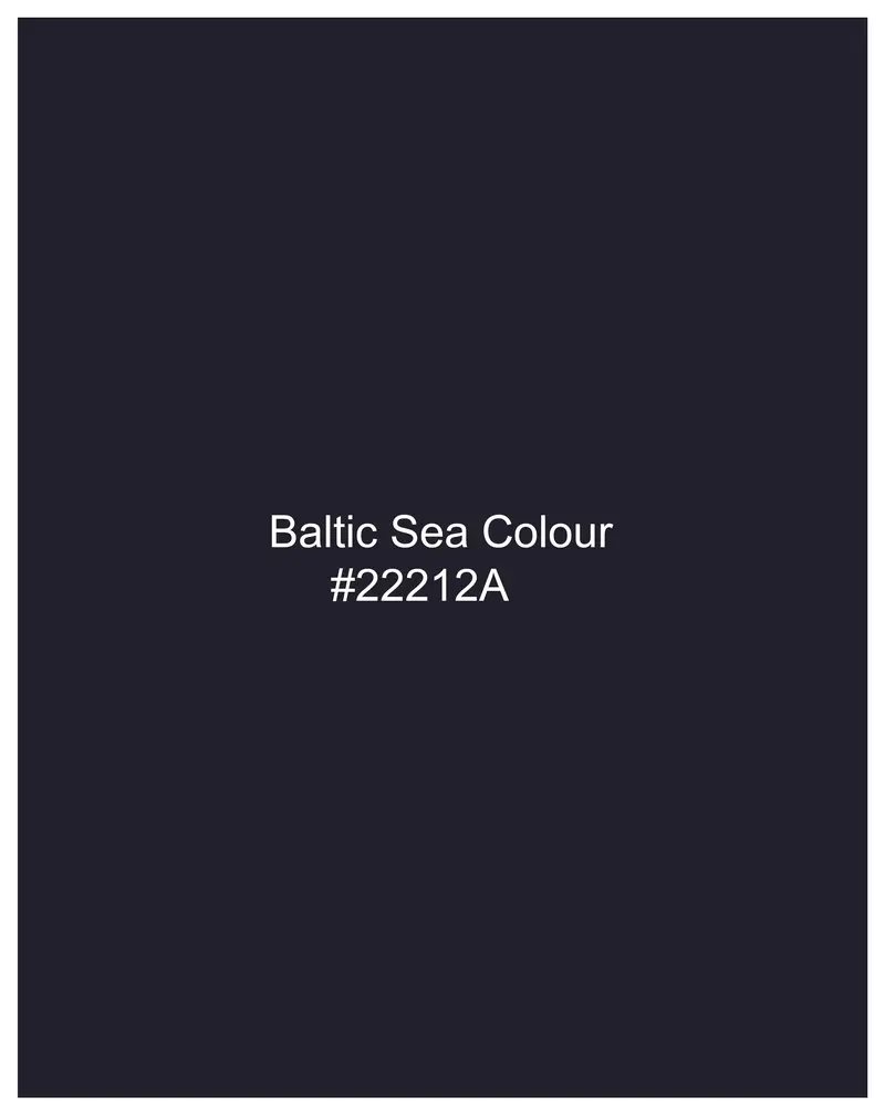 Baltic Sea Blue Textured Pant 7
