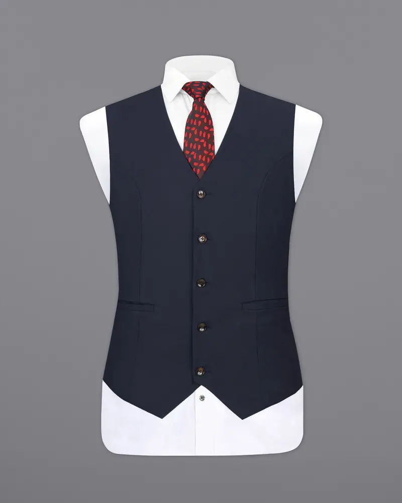 Baltic Sea Blue Waistcoat 2