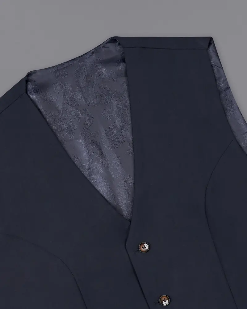 Baltic Sea Blue Waistcoat 4
