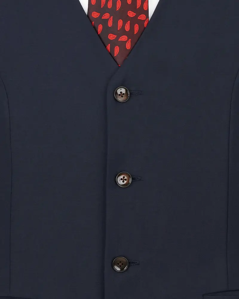 Baltic Sea Blue Waistcoat 5