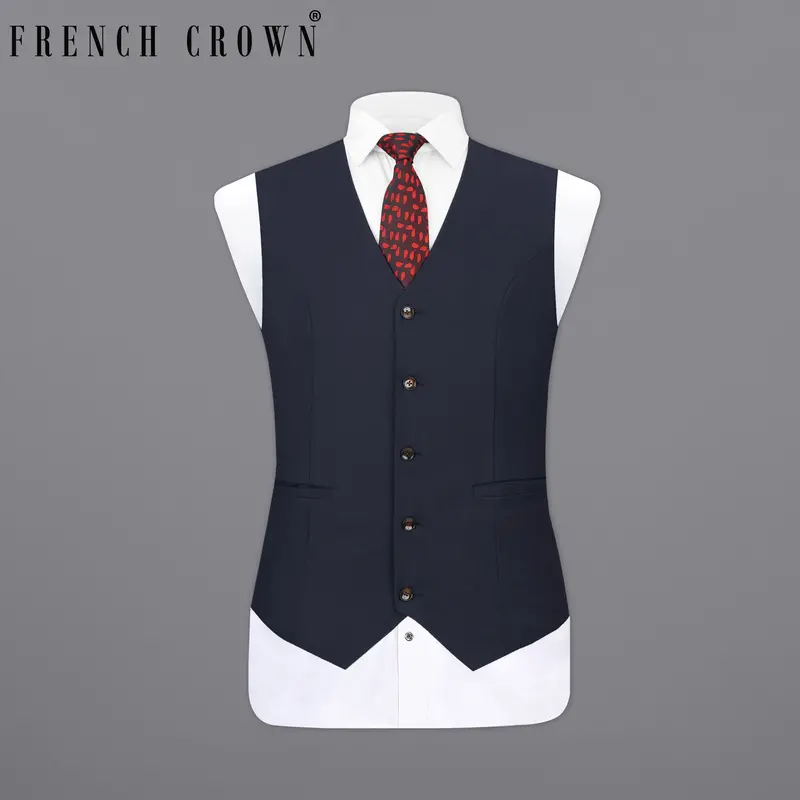 Baltic Sea Blue Waistcoat 7