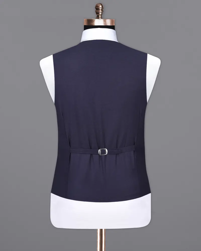 Baltic Sea Dark Violet Waistcoat 6