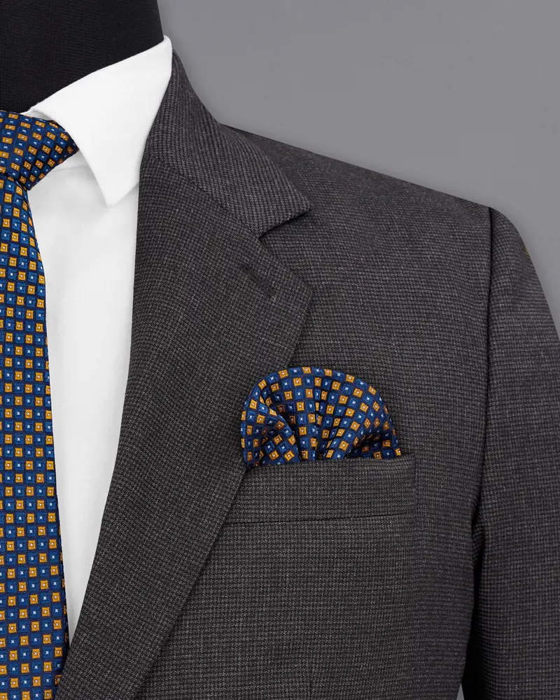 Baltic Sea Grey Textured Blazer 6