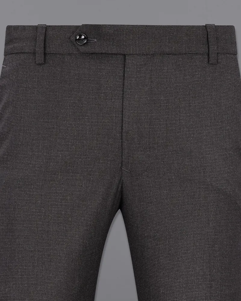 Baltic Sea Grey Textured Pant 2