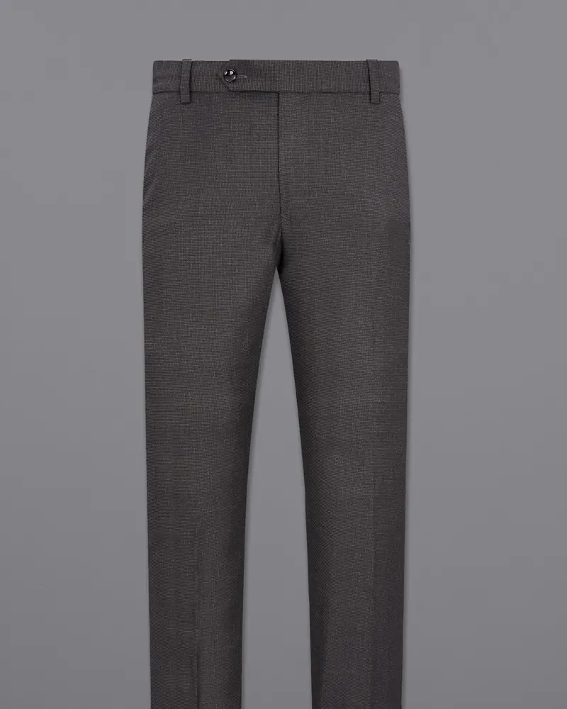 Baltic Sea Grey Textured Pant 4