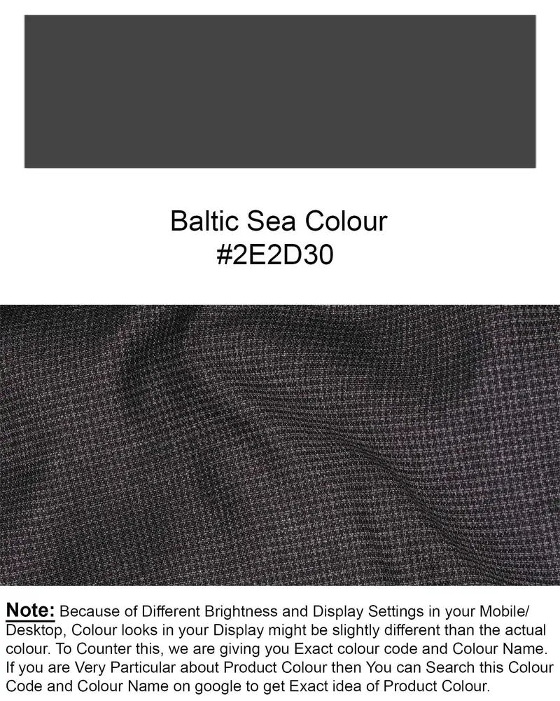 Baltic Sea Grey Textured Pant 6