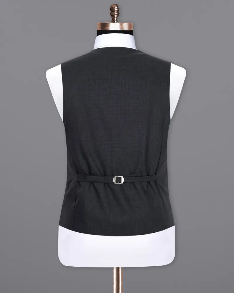 Baltic Sea Plaid Wool Rich Waistcoat 6