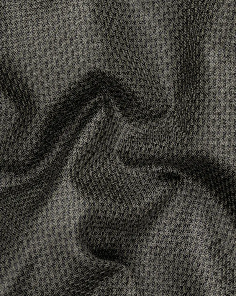 Baltic Sea Rhombus Textured Waistcoat 3