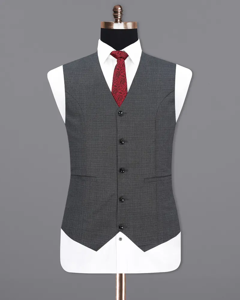 Baltic Sea Textured Waistcoat 2