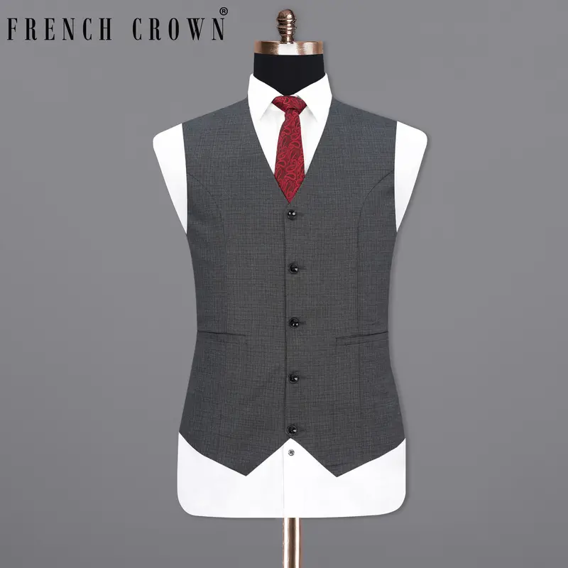 Baltic Sea Textured Waistcoat 7