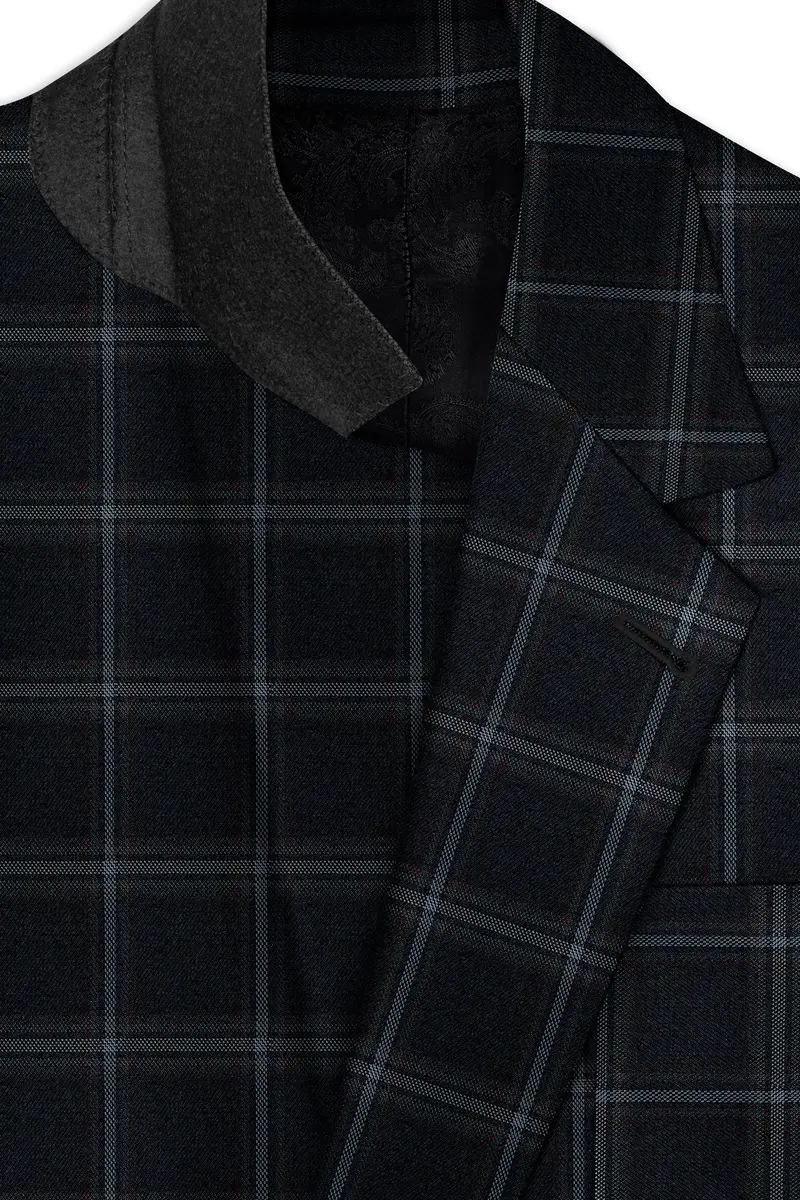 Baltic Sea Windowpane Blazer 4