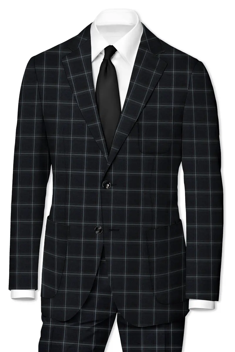 Baltic Sea Windowpane Suit 2