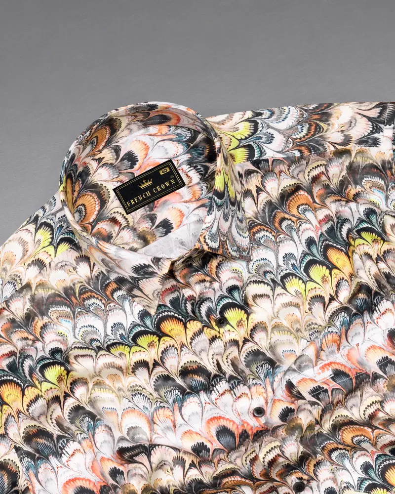 Baltic Sea With Colorful Print Super Soft Premium Cotton Shirt 4