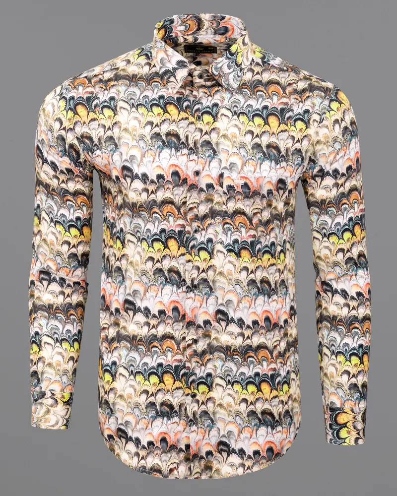 Baltic Sea With Colorful Print Super Soft Premium Cotton Shirt 5