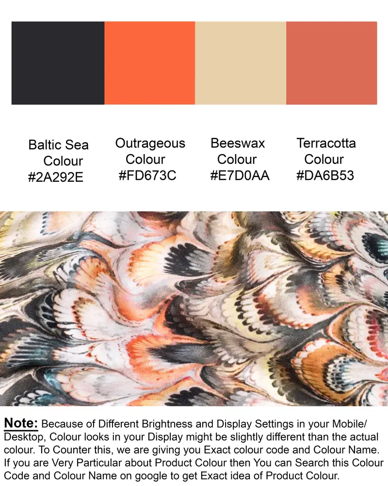 Baltic Sea With Colorful Print Super Soft Premium Cotton Shirt 8