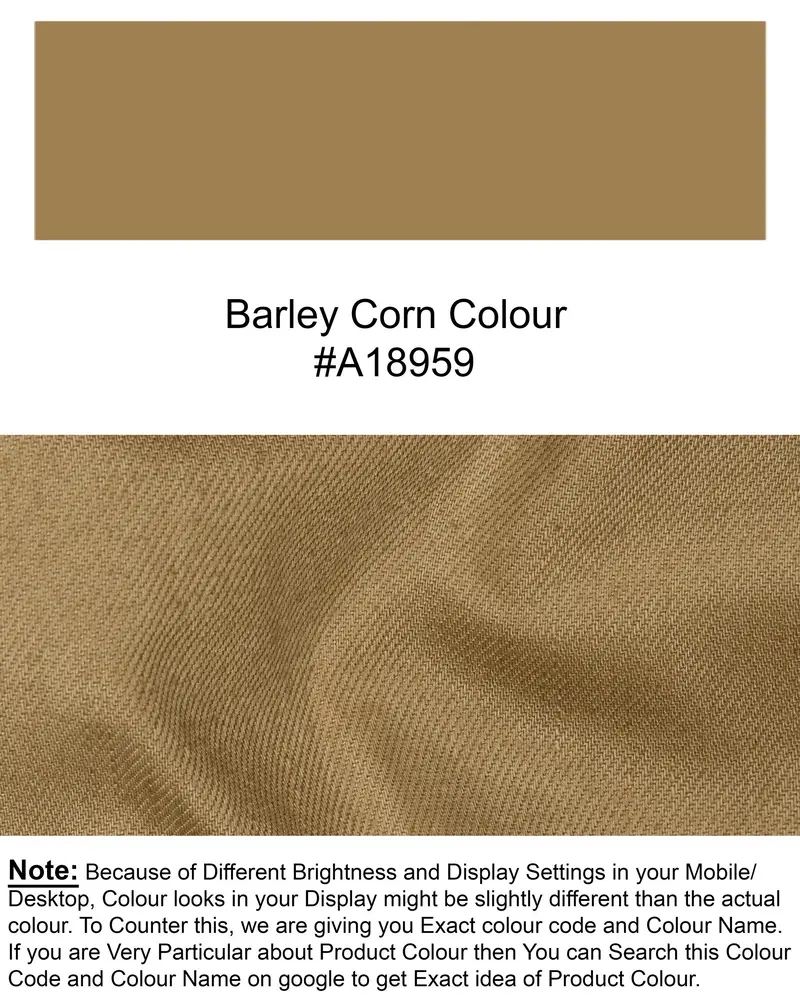 Barley Corn Brown Premium Cotton Waistcoat 7