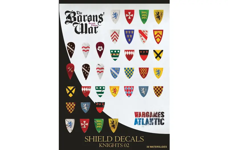 Barons' War Shield Decals (02): Knights 02 1