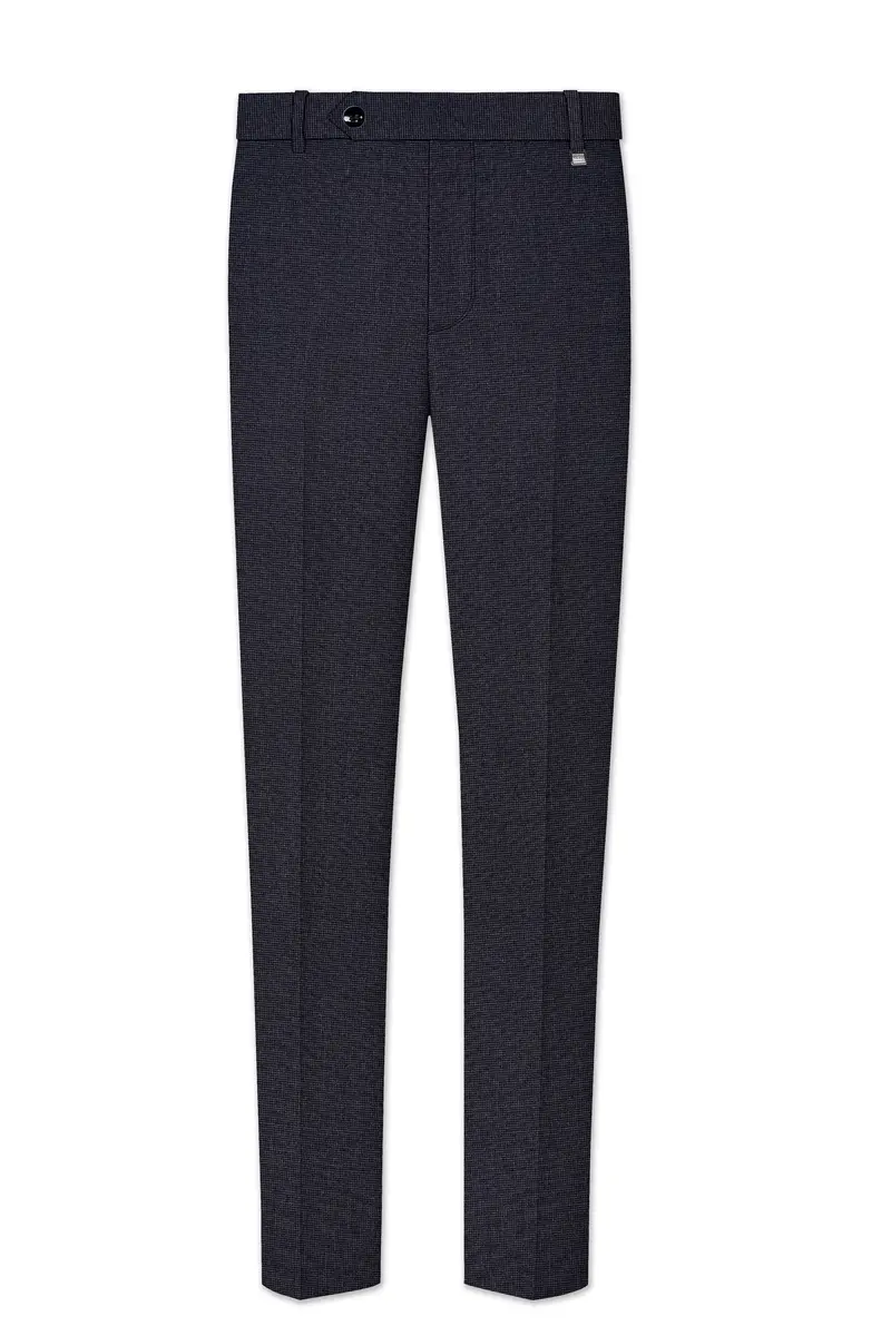 Bastille Dark Grey Textured Pant 2