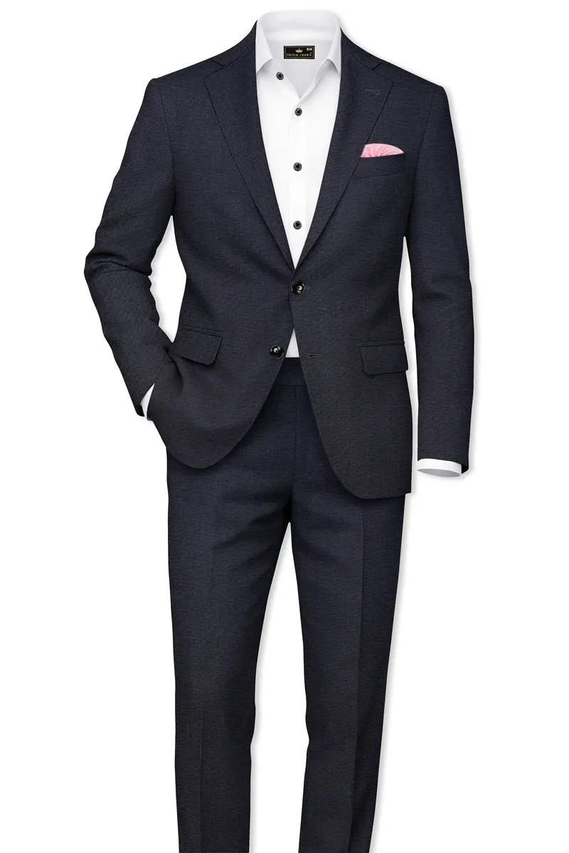 Bastille Dark Grey Textured Pant 7