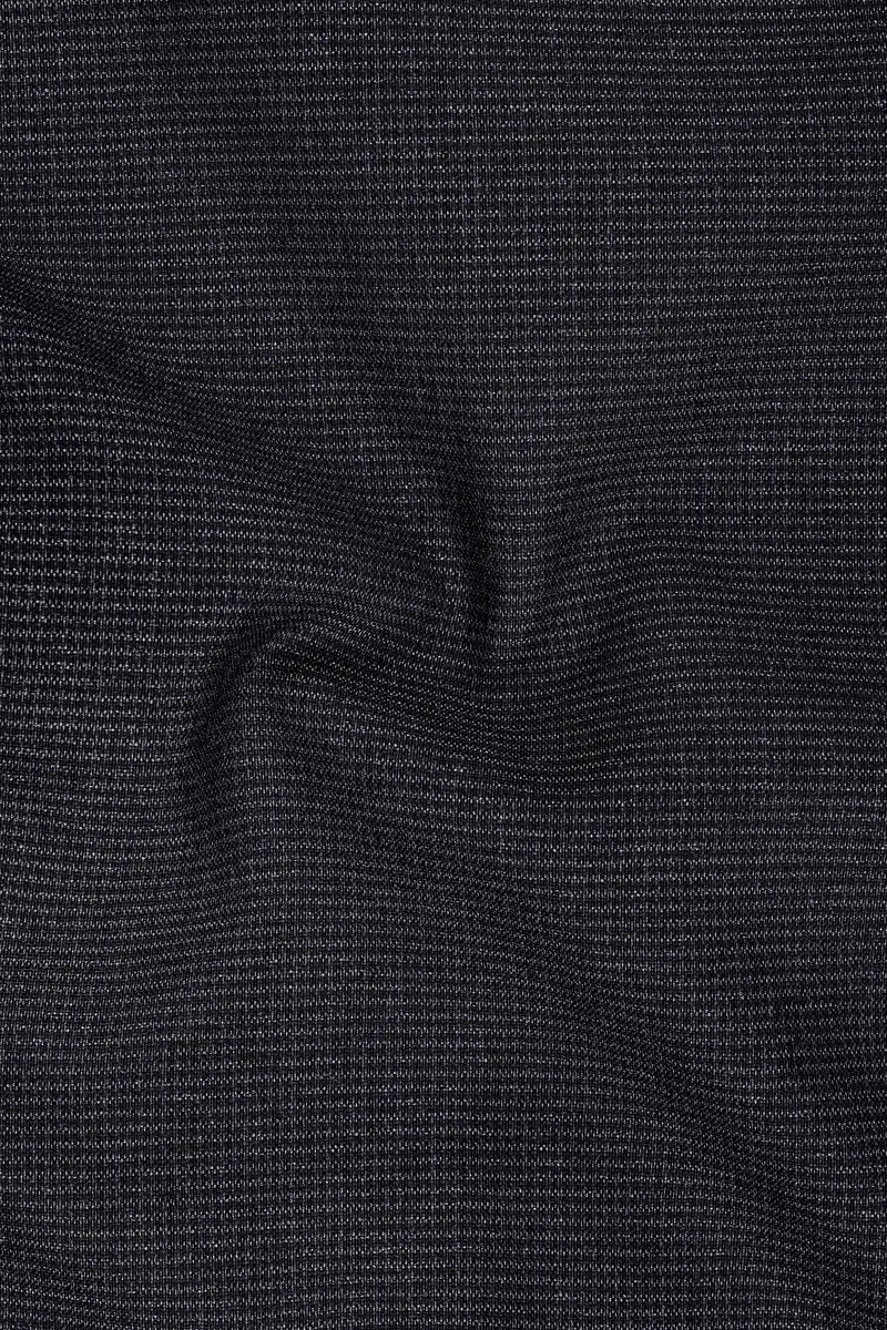 Bastille Dark Grey Textured Waistcoat 3
