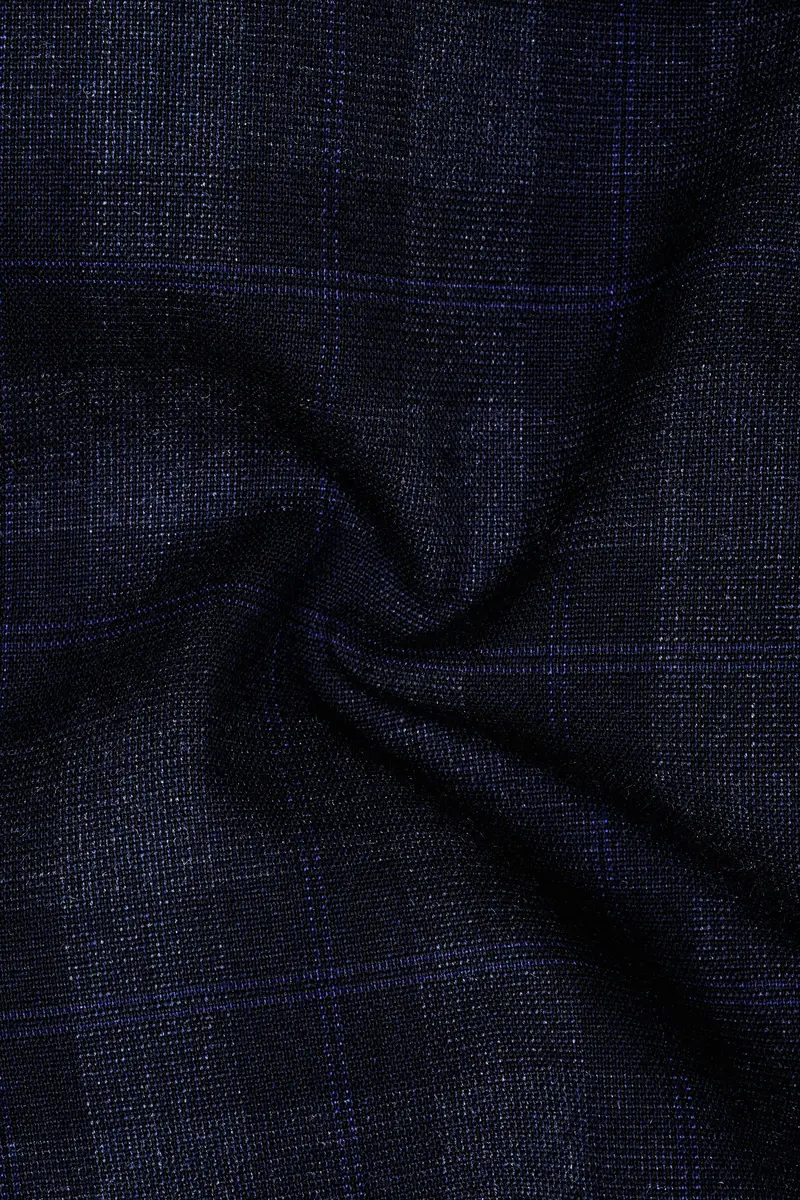 Bastille Grey Plaid Wool Rich Waistcoat 3