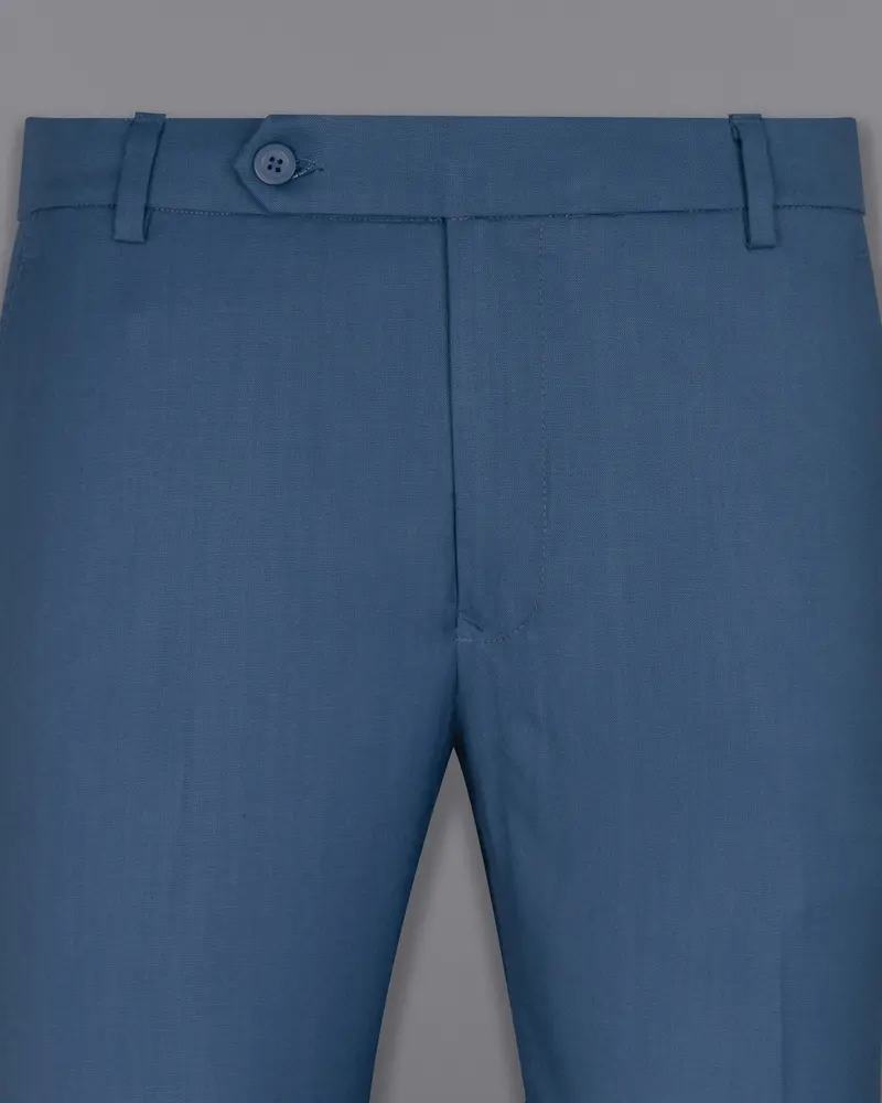 Bay Of Many Blue Wool Rich Pant 2