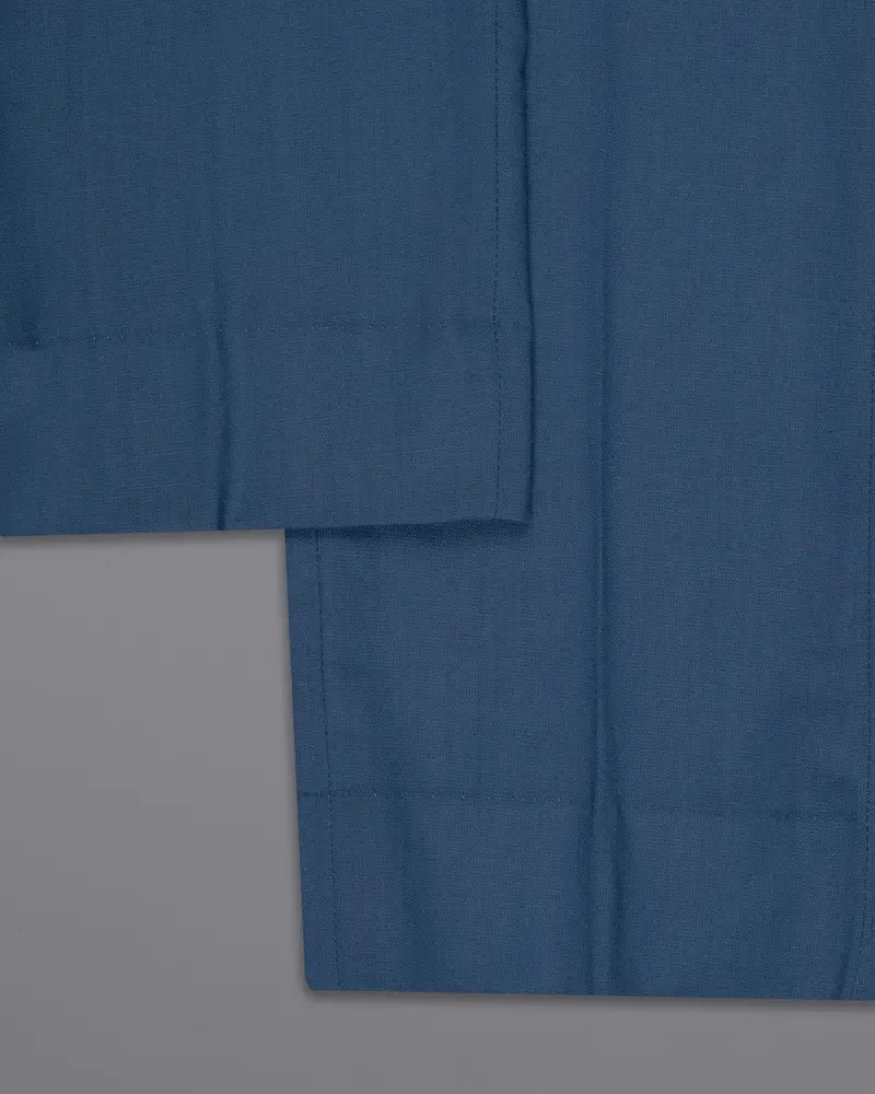 Bay Of Many Blue Wool Rich Pant 6