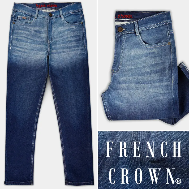 Bayoux Blue Mid Wash Stretchable Denim 1