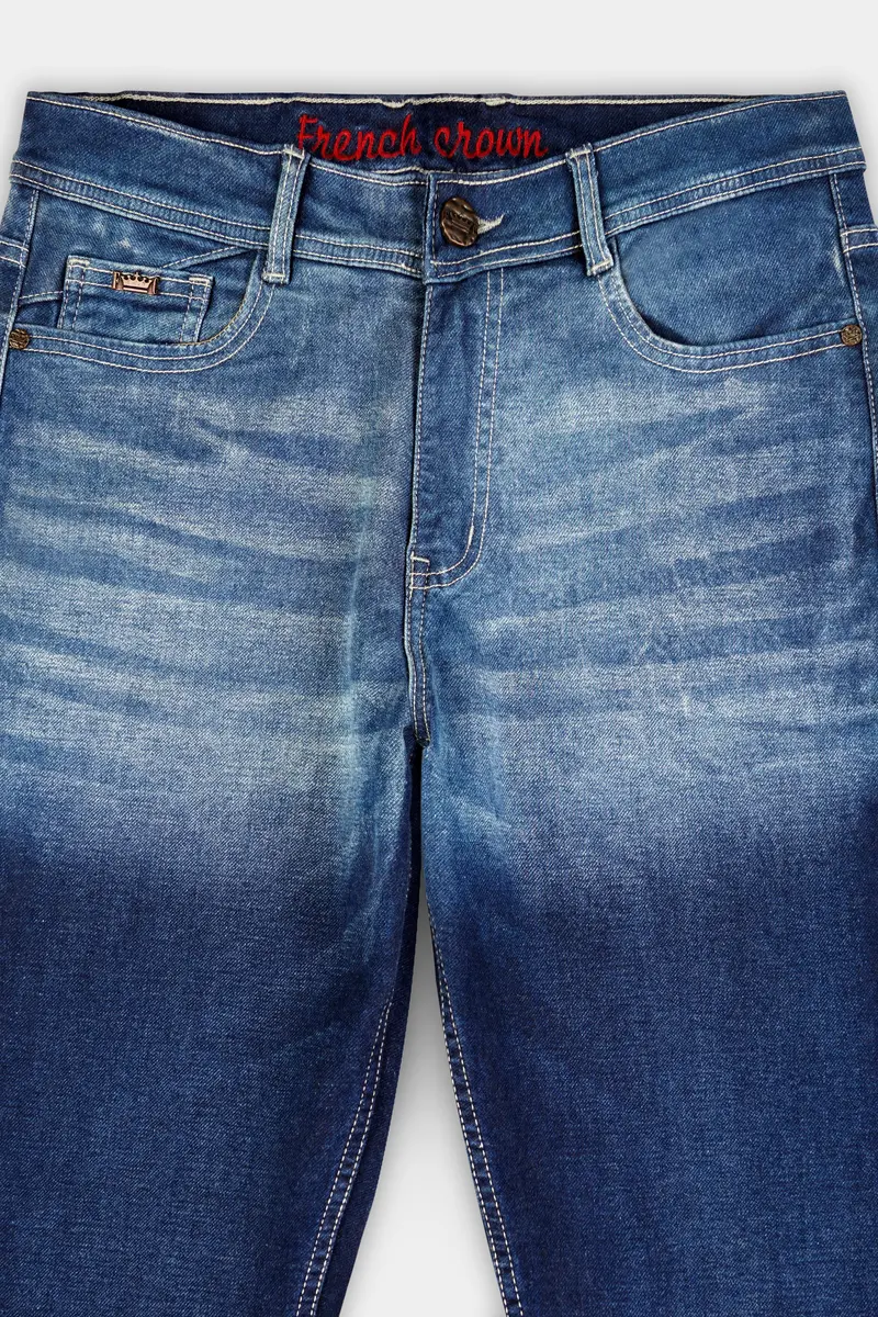 Bayoux Blue Mid Wash Stretchable Denim 4