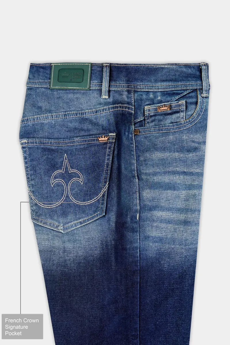 Bayoux Blue Mid Wash Stretchable Denim 7