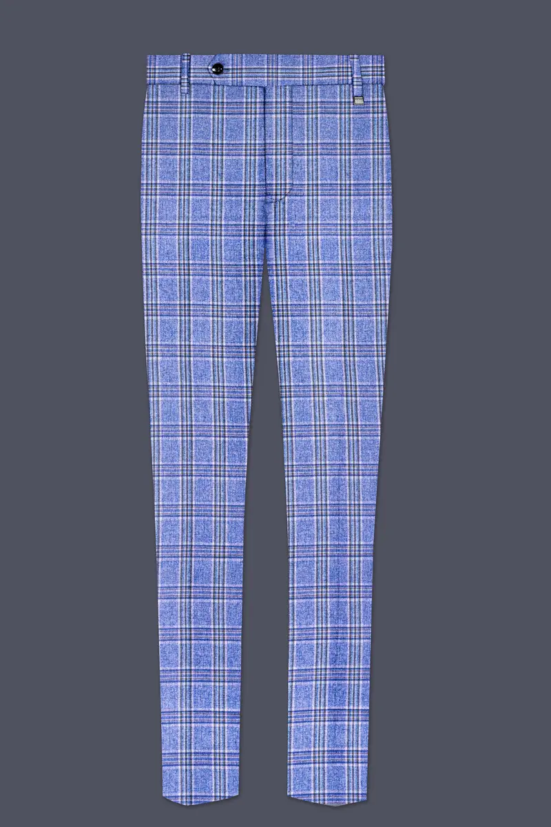 Bayoux Blue Plaid Pant 2