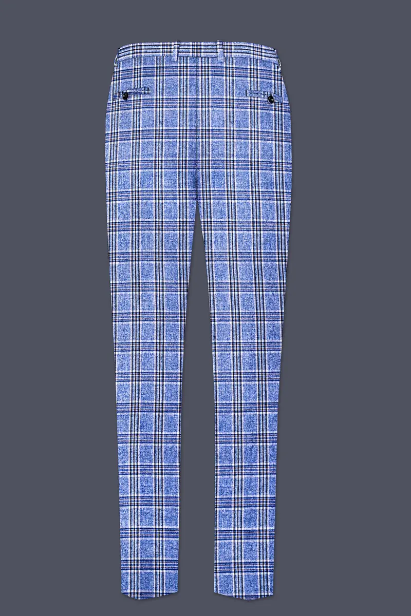 Bayoux Blue Plaid Pant 5