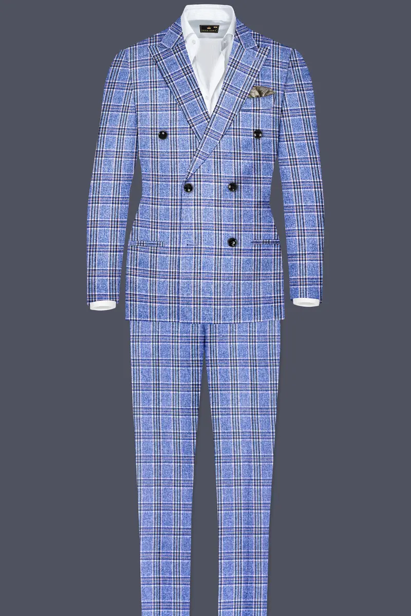 Bayoux Blue Plaid Pant 7