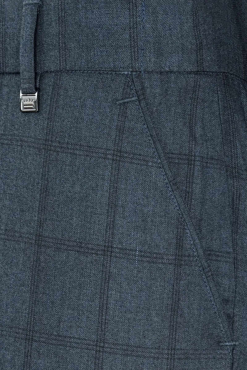 Bayoux Gray Plaid Wool Rich Suit 7