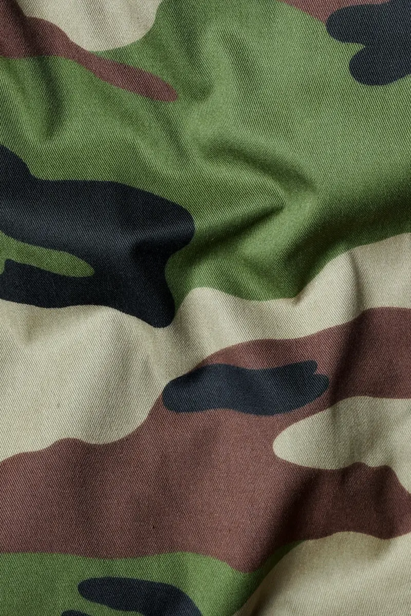 Beaver Brown And Finch Green Camouflage Premium Cotton Designer Blazer 3