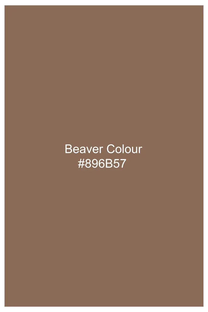 Beaver Brown Two Tone Chambray Shirt 5