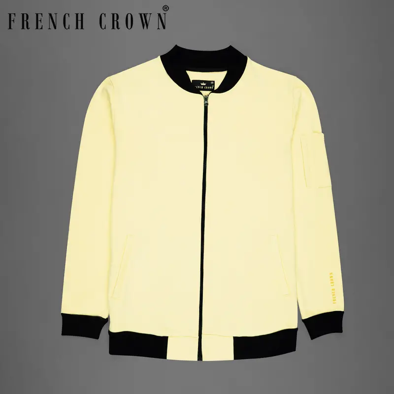 Beeswax Yellow Heavyweight Bomber Jacket 1