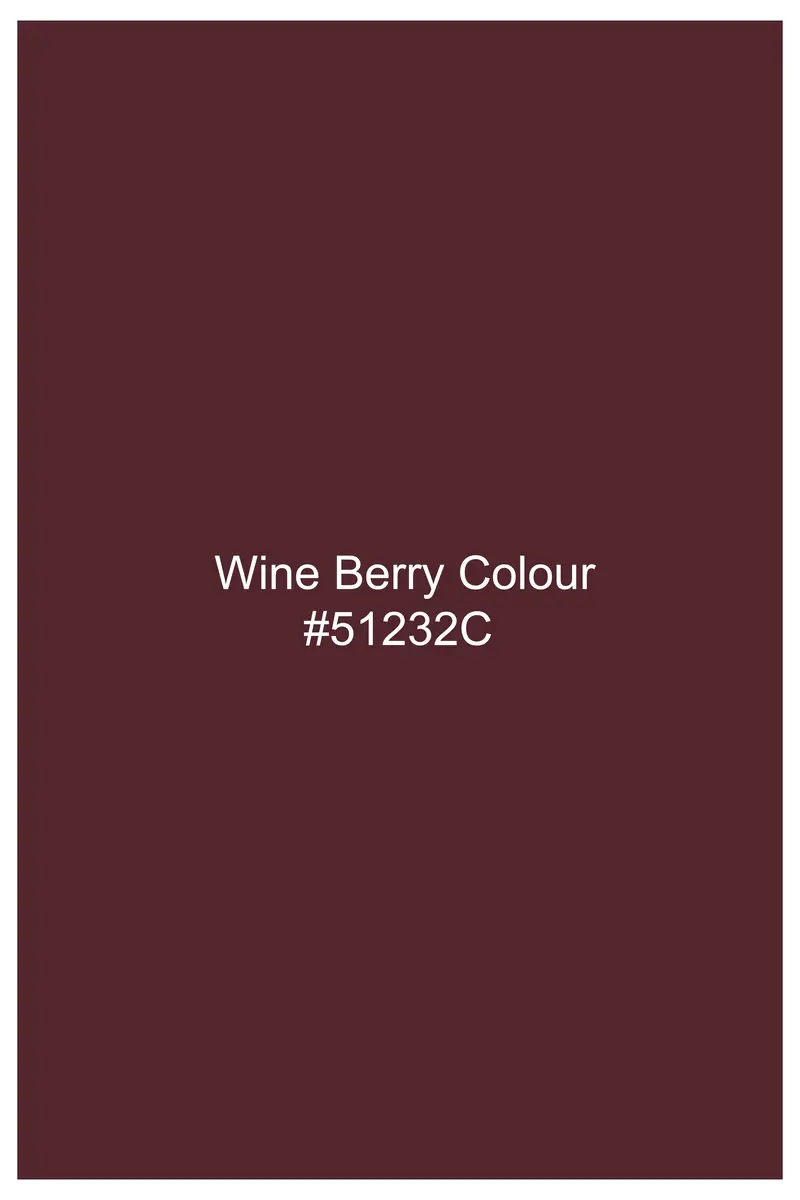 Berrivo-Wine Berry Maroon Paisley Elegance Printed Twill Premium Cotton Casual Shirt 7